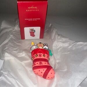 Hallmark 2021 Stocking Stuffers Special Edition Keepsake Ornament Red
